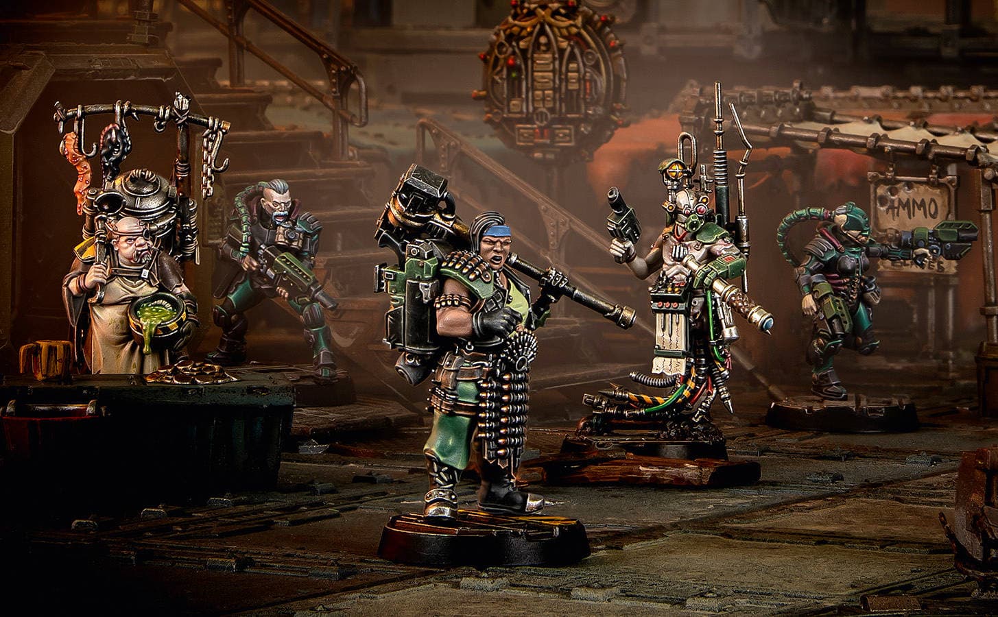 Создатели Warhammer: Necromunda представили пластиковый набор моделей «Прихвостней»