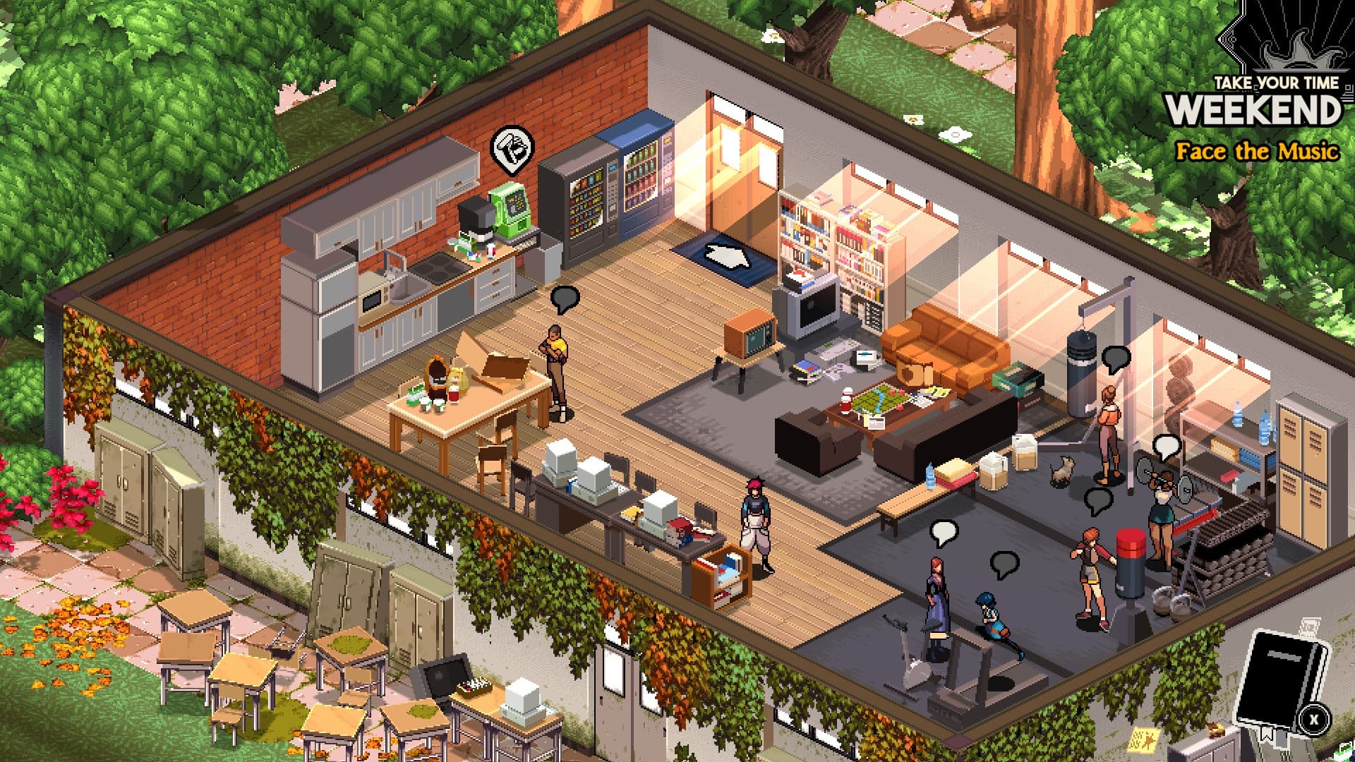 Обустроенный клуб охотников/ Права на изображения принадлежат Necrosoft Games и Ysbryd Games