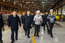 Бектенов посетил индустриальную зону Kokshe Industry