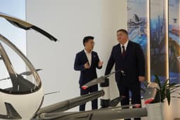 Делегация Минтранса Казахстана осмотрела образцы БАС китайской компании EHang