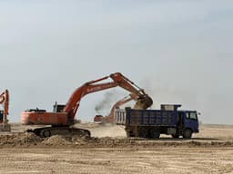 Аэропорт Кендерли строят в две смены