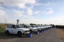 Автомобили Lada Niva передали ветеринарам Жамбылской области