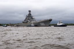 The most powerful surface ship in the world: the nuclear-powered missile cruiser "Admiral Nakhimov" is undergoing the second stage of sea trials