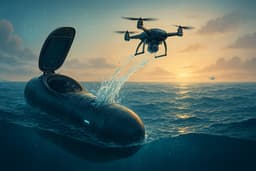 Учёные ДВО РАН разработали подводный аппарат, запускающий дрон из-под воды