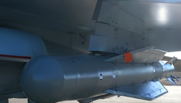 The newest Russian bunker-buster aerial bomb was presented for the first time at Dubai Airshow