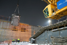 На стройплощадке реактора БРЕСТ-ОД-300 стартовала монтажная фаза периферийной полости — установлены первые оболочки реакторной шахты