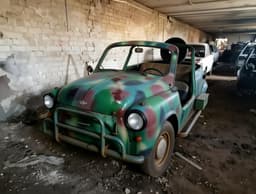 Soviet "hunchback" in camouflage: the military repurposed the ZAZ-965 for field transport