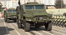Russian "Spartak" armored vehicles reinforced the Iranian police