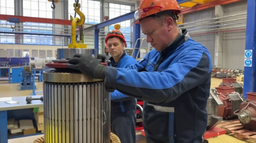 "TMH-ElectroTech" launched a new line for assembling asynchronous traction motors