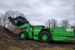 With a lifting capacity of 10 tons: MoAZ plant starts testing a new electric loader