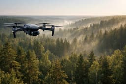 Дроны вместо самолётов и вертолётов: Рослесхоз начнет переход от авиамониторинга к беспилотникам в 2026 году