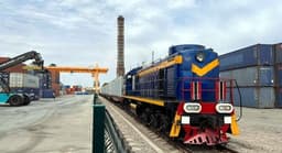 Из Ганьсу в Узбекистан отправлен первый в 2026 году международный спецпоезд