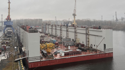 Строительство плавучего дока проекта 28140С на «Красной Кузнице» вышло на финишную прямую: готовность превысила 70%