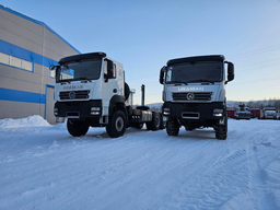 Russian "URAMAN-41" and "URAMAN-19" tractors began testing in swampy areas at the Moscow - St. Petersburg HSR construction site