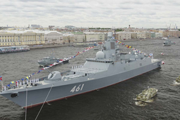 Armed with "Onyx" and "Zircon" frigates "Admiral Kasatonov" conducted artillery firing in the Barents Sea