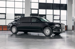 Protected Against SVD and Bombings: Armored Aurus Senat Limousine Presented in Monoblock Body