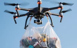 Drones Learn to Sort Waste for Recycling