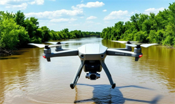 Дроны задействовали для мониторинга перед половодьем в Акмолинской области