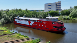 Nuevo ferry y barco de pasajeros se construirán basándose en el proyecto de la Policlínica Flotante 132ПК