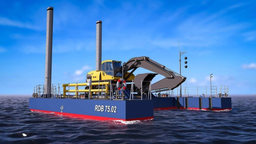 Ростовское КБ «Стапель» завершило проект плавучей платформы RDB 75.02 для дноуглубительных работ