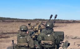 The ZU-23-2, developed in the USSR, did not fail: mobile fire groups fired at mock enemy UAVs at a training ground in the Leningrad Military District