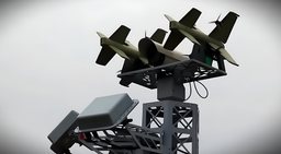 El dron interceptor "Yolka" se combinó por primera vez con una torre de radar en una camioneta