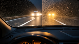 Свет фар встречных: как защитить зрение