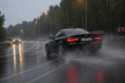 Аквапланирование: почему машина «плывёт»