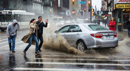 По лужам — аккуратно: как облитые пешеходы могут отомстить в суде