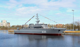 Новый морской тральщик «Полярный» вошёл в состав ВМФ России