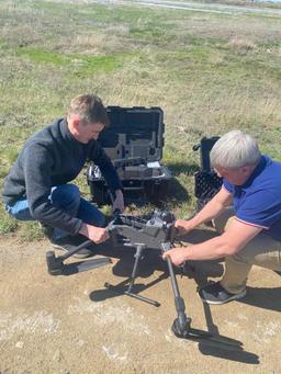 Дрон DJI Matrice 400 проинспектировал качество трассы в Казахстане