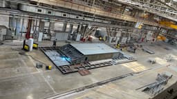 Сборку корпуса несамоходной баржи проекта 1520 почти завершили на Жатайской судоверфи