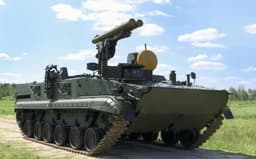 Инженеры обвесили крышу ПТРК «Хризантема-С» сотней тротиловых блоков