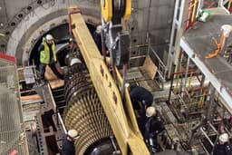 На Затонской ТЭЦ завершили капитальный ремонт газовой турбины после 66 тысяч часов работы