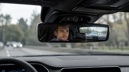 Car mirror will start monitoring: new camera will detect driver distraction before electronics