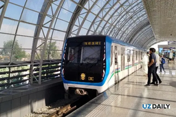 Tashkent Metro received 56 new cars - train intervals reduced to 1.5 minutes