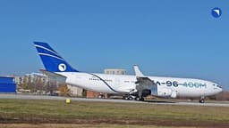 Новый российский пассажирский самолет Ил-96-400М испытали в небе