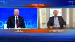 «Мной может быть только один человек»: Путин ответил на вопрос «двойника» в ходе прямой линии