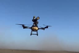 Появилось видео испытаний противотанкового коптера «Перун-Ф»