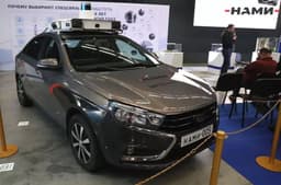 Беспилотная LADA Vesta выехала на российские дороги