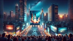 Космические новости России появятся на уличных медиафасадах в крупных городах