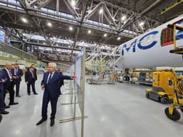TsAGI Tests Rosatom's Composite MS-21 Passenger Aircraft Keel