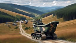 Логистика на грани фантастики: на фронте появились самоходные ванны
