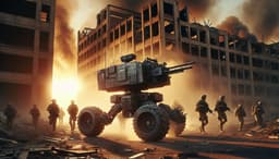 «Высокоточка» изобрела колесного робота-камикадзе для военных