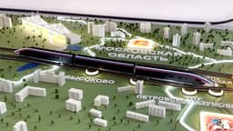 Новый макет высокоскоростной магистрали представили на ПМЭФ