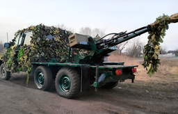 Смертельный тандем: ВС России на передовой установили зенитку ЗУ-23-2 на УАЗ «Патриот»