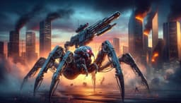 Названы минусы разработанного в России боевого паука с гранатометом