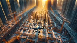 A drone for detecting construction defects created in Moscow