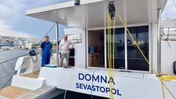 Для путешествий в океане: в Севастополе построили катамаран «Домна» 
