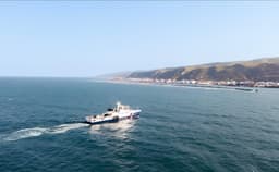 Для обеспечения безопасности на границе: патрульный корабль «Подольск» прибыл на Сахалин